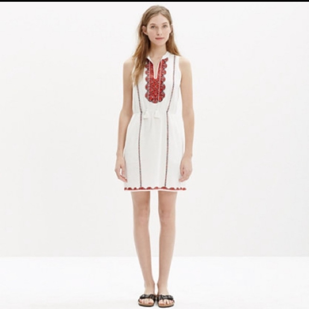 Madewell Embroidered sundress size 2